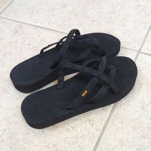 Teva Women's Black Strappy Sandals